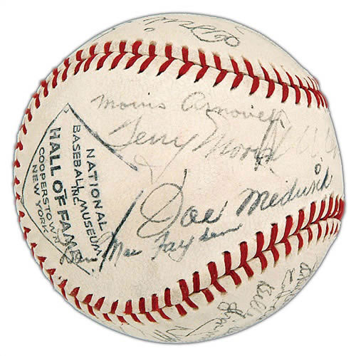 1939 Hall of Fame Induction Signed Baseballs with Babe Ruth (2) | REA ...
