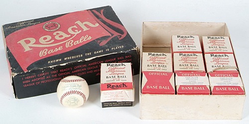 1946-1959 Reach Official American League Baseball and Reach "R-AAA" Collection in Their Original Boxes (9)