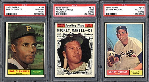 1961 Topps Complete Set (587)