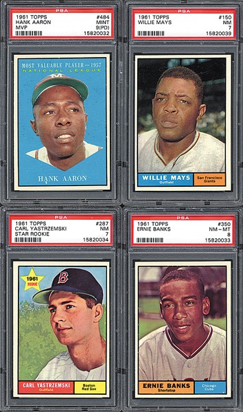1961 Topps Complete Set (587)
