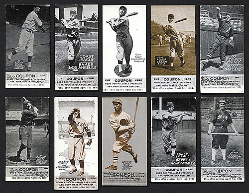 1913-1933 Zeenut Collection with Coupons Including Lombardi (66