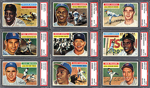 1956 Topps PSA-Graded Complete Set: #12 PSA Set Registry (8.03 GPA
