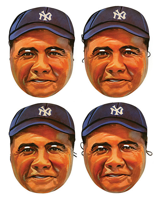 1933 Babe Ruth Feen-A-Mint Mask Collection - Newly Discovered Find (4 ...