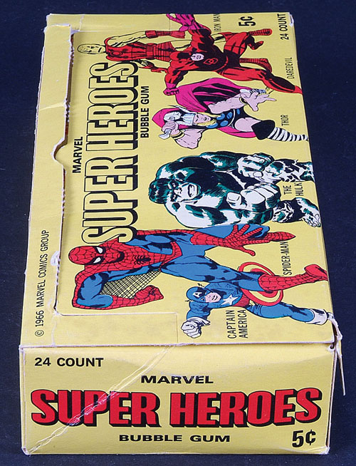【希少】MARVEL 昭和レトロ 両開きスチール箱＆ボタン大量 1966 Donruss 