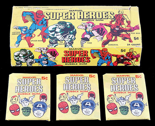 【希少】MARVEL 昭和レトロ 両開きスチール箱＆ボタン大量 1966 Donruss 
