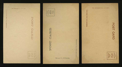Circa 1905 Rotograph Postcards 
