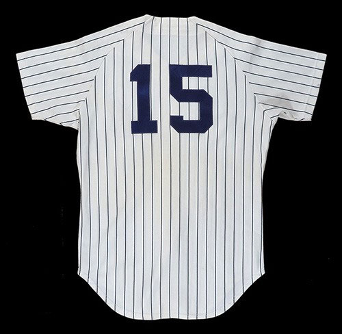 thumbnail image 2 of Thurman Munson Retired Number 15 Patch – 3 2 of 5