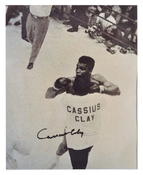 Cassius Rai Cassius Clay Signed Photo | REA Archive