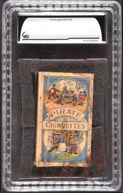 pirate cigarette cards Circa 1912 Pirate Cigarettes Box - Related to the T215 Pirate Set!
