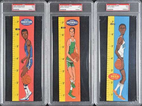 1969-1970 Topps Basketball Rulers Complete Set (23) Including Fourteen PSA-Graded  Cards | REA Archive