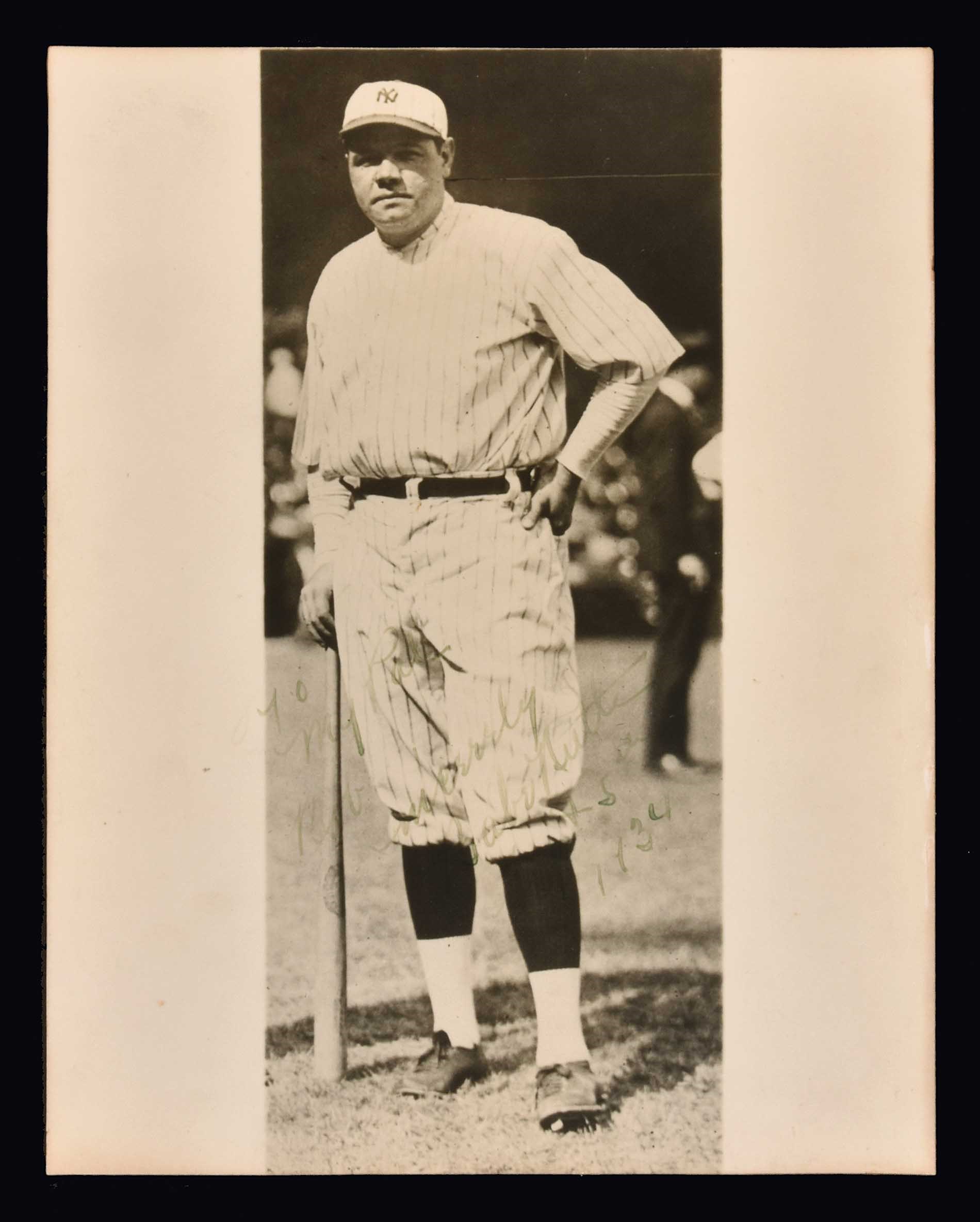 1934 Babe Ruth Signed Photograph | REA Archive
