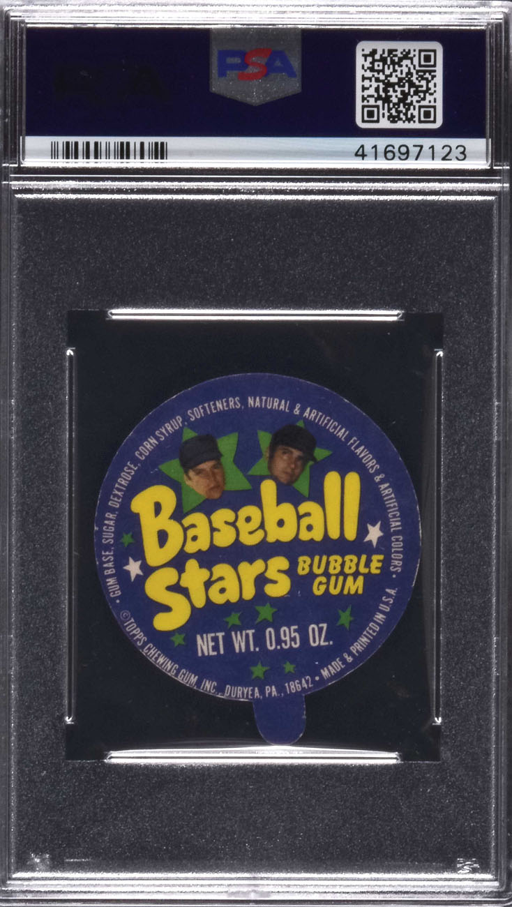 1972 Topps Test Candy Lids Johnny Bench PSA NM-MT 8 - Highest Graded!