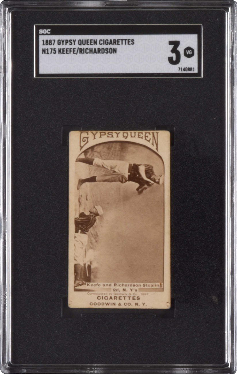 1887 N175 Gypsy Queen Tim Keefe and Danny Richardson - Newly