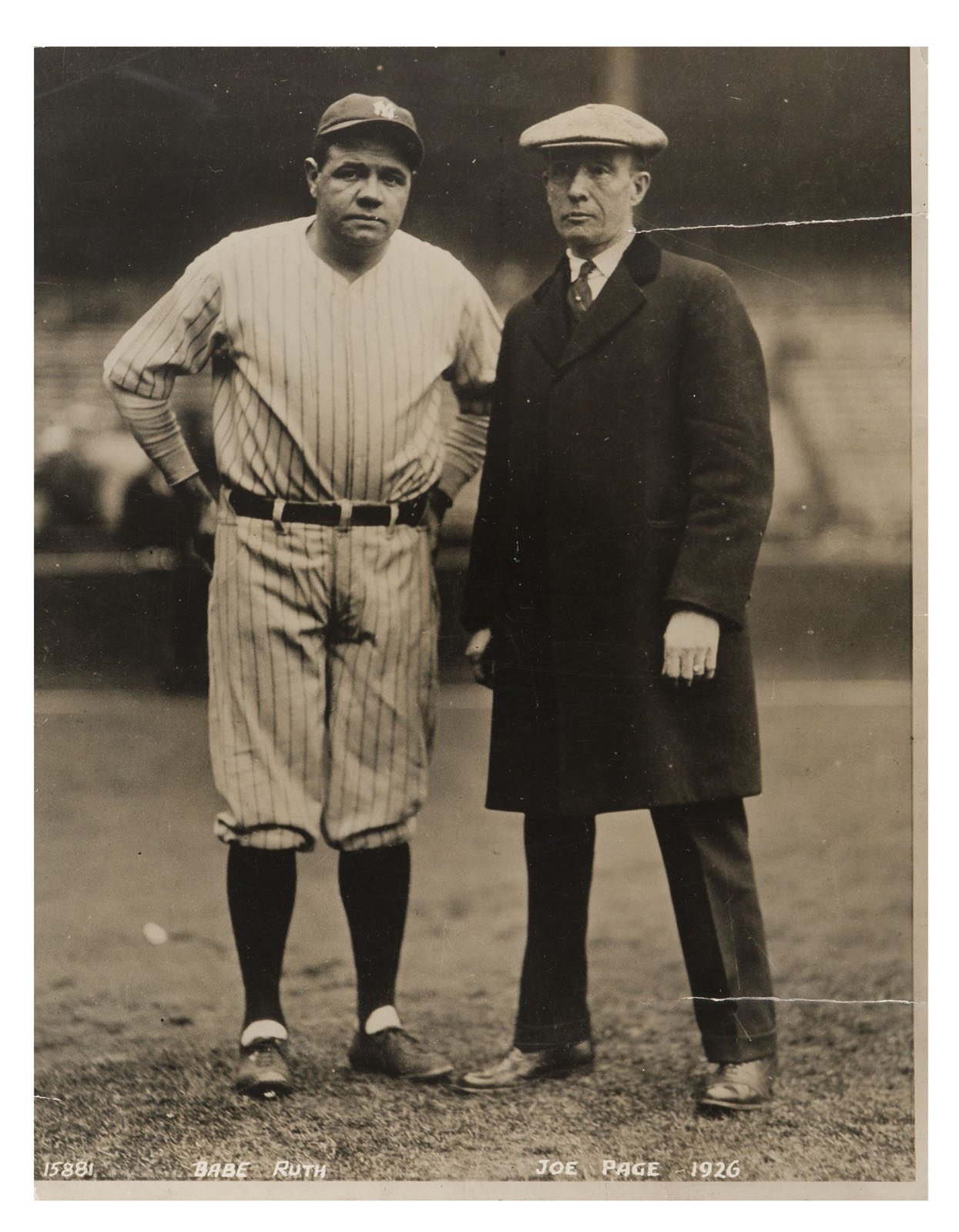 1926 Babe Ruth Original Photograph - PSA/DNA Type I | REA Archive