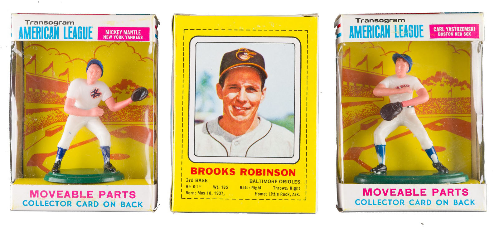 1969 Transogram American League Complete Box Set (30) Including Mickey ...