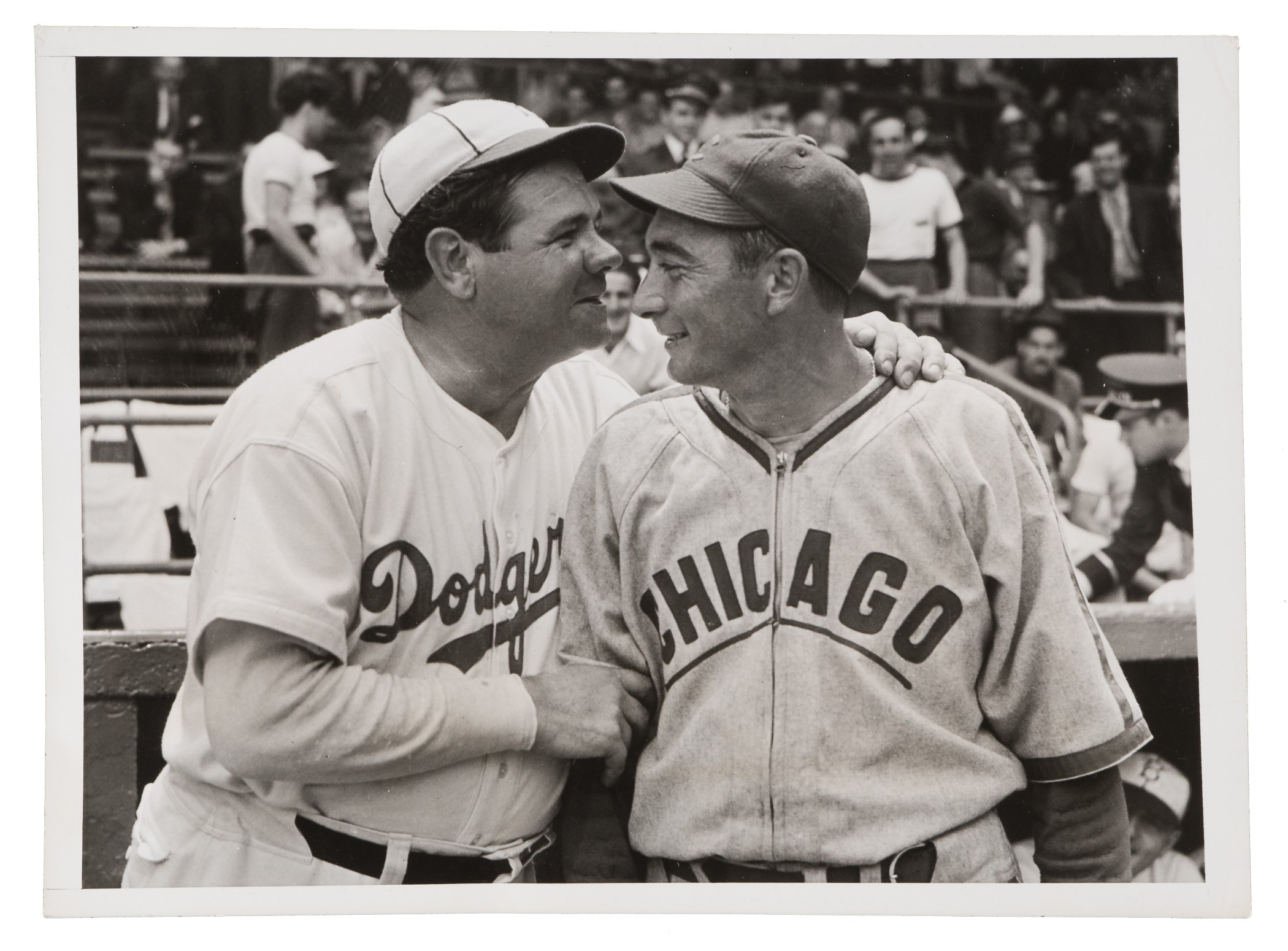 Tony Ruth 1938 Babe Ruth and Tony Lazzeri Original News Photograph - PSA/DNA Type ...