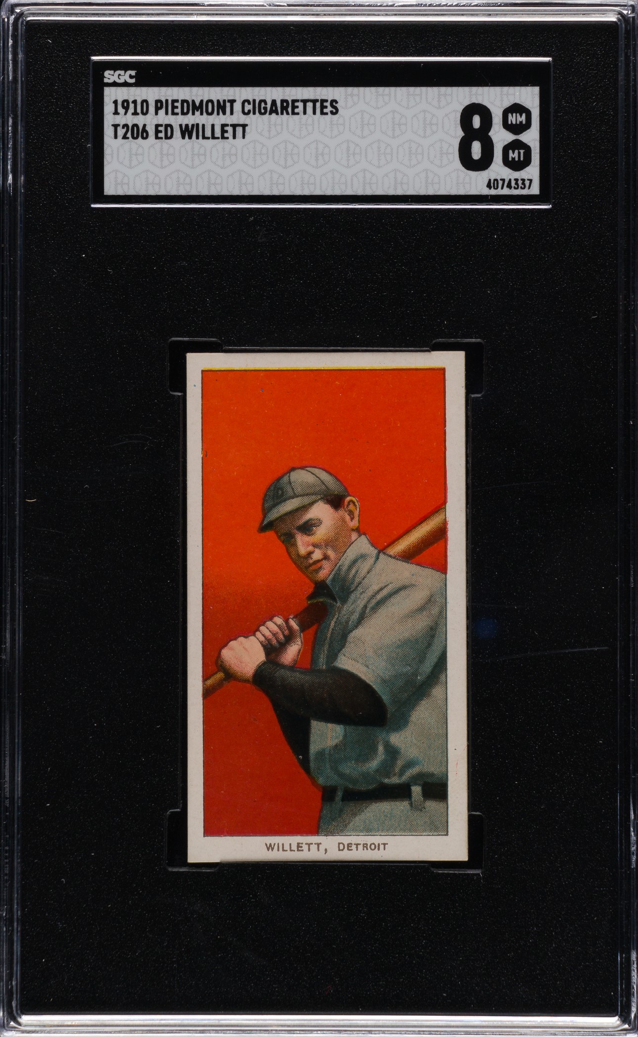 1909-1911-t206-white-border-ed-willett-sgc-8-highest-graded