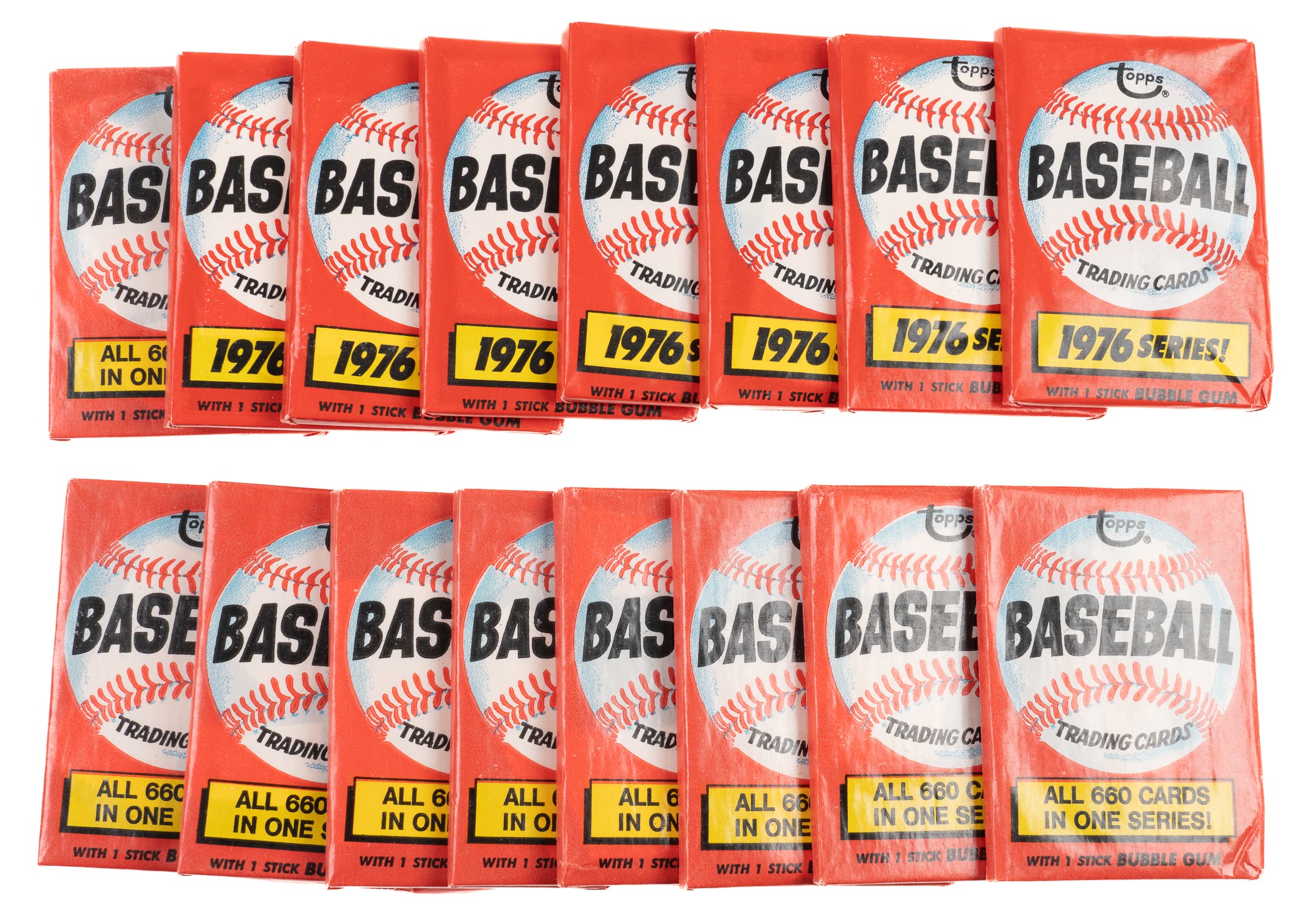 箱潰れ２bottles 1976 Topps Unopened Wax Pack Collection (16) | REA Archive