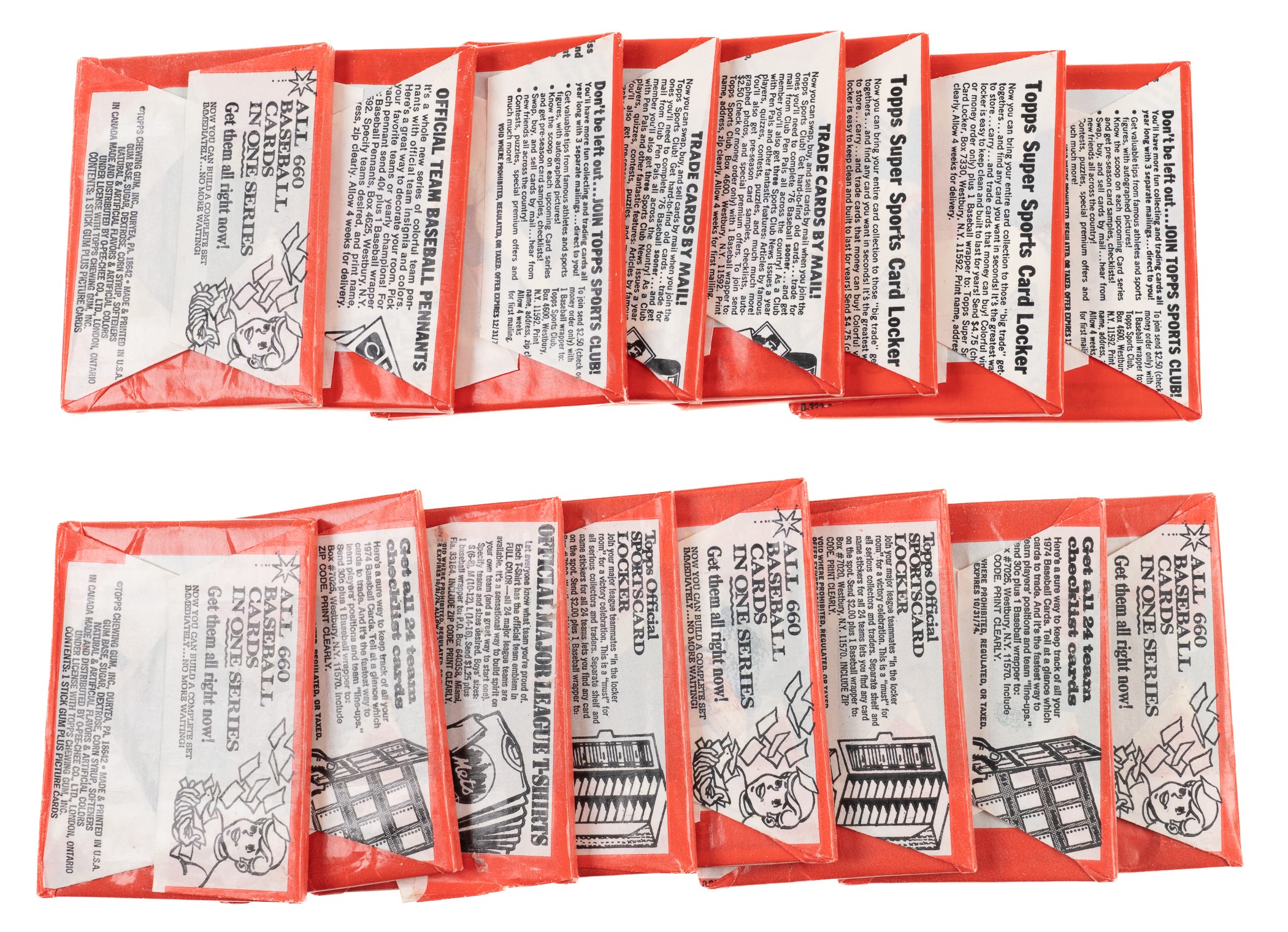 箱潰れ２bottles 箱潰れ2bottles 1976 Topps Unopened Wax Pack Collection (16) | REA