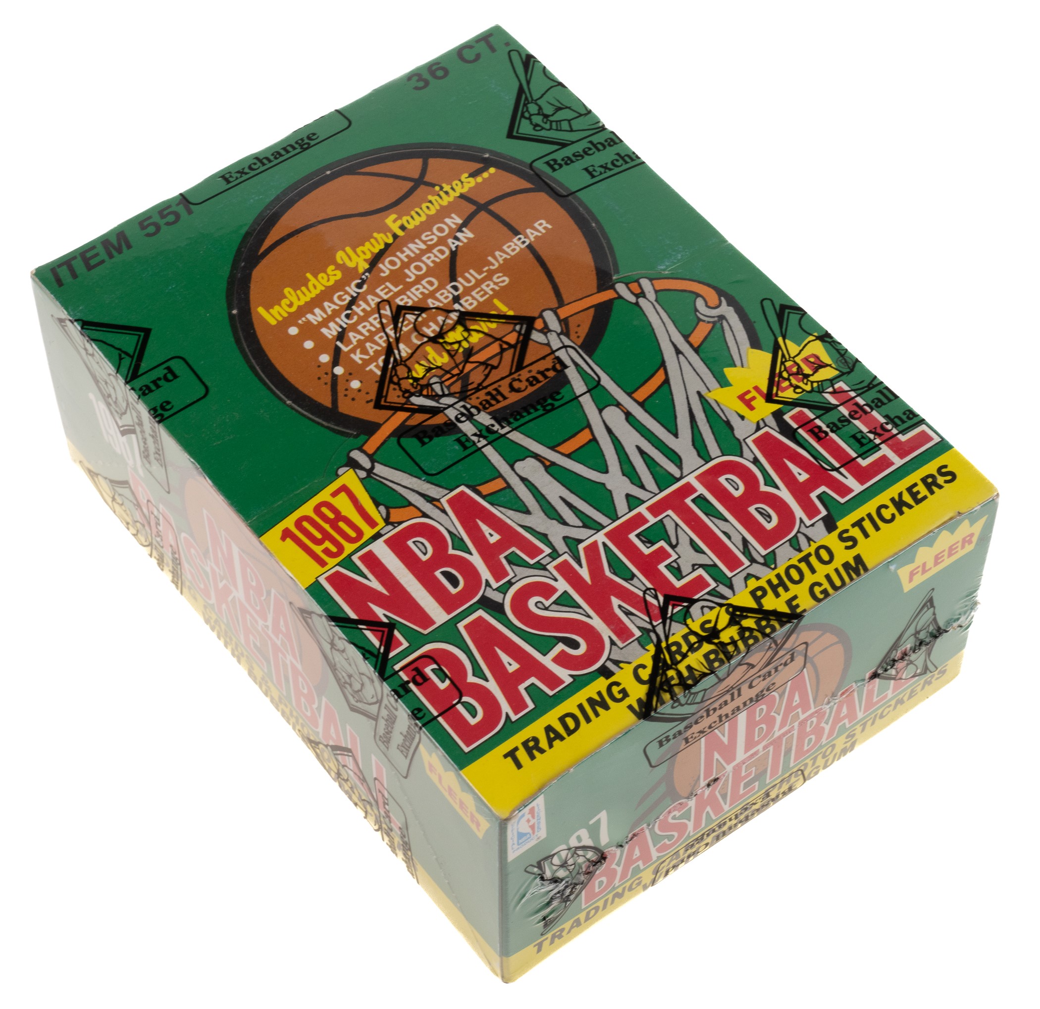 1988 fleer basketball box