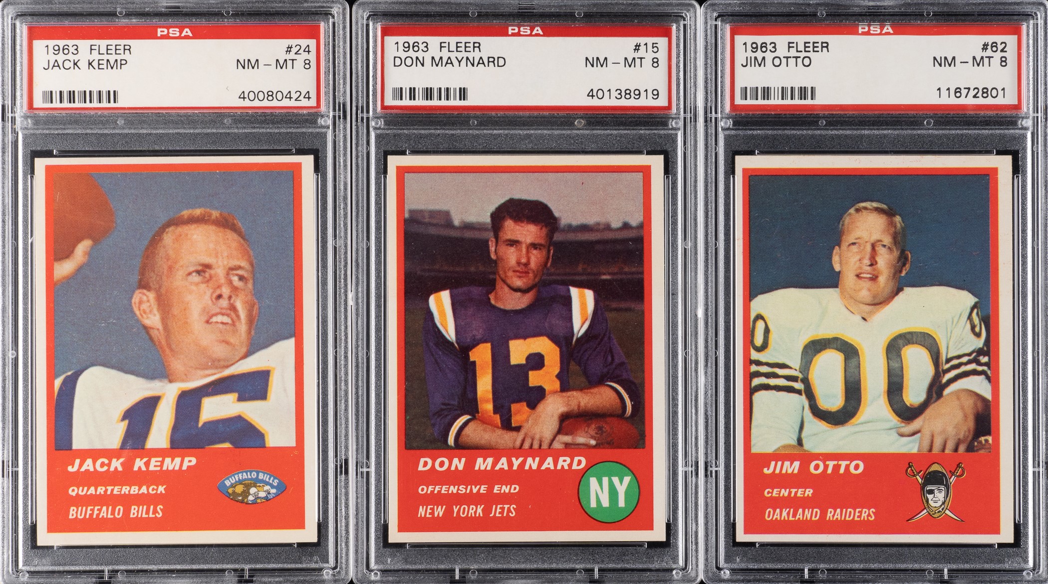 High-Grade 1963 Fleer Football Complete Set (88) Including 26 PSA-Graded  Cards | REA Archive