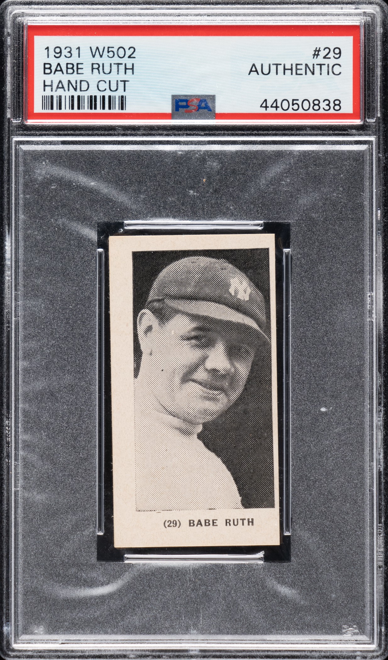 Rare 1931 W502 #6 Babe Ruth | REA Archive