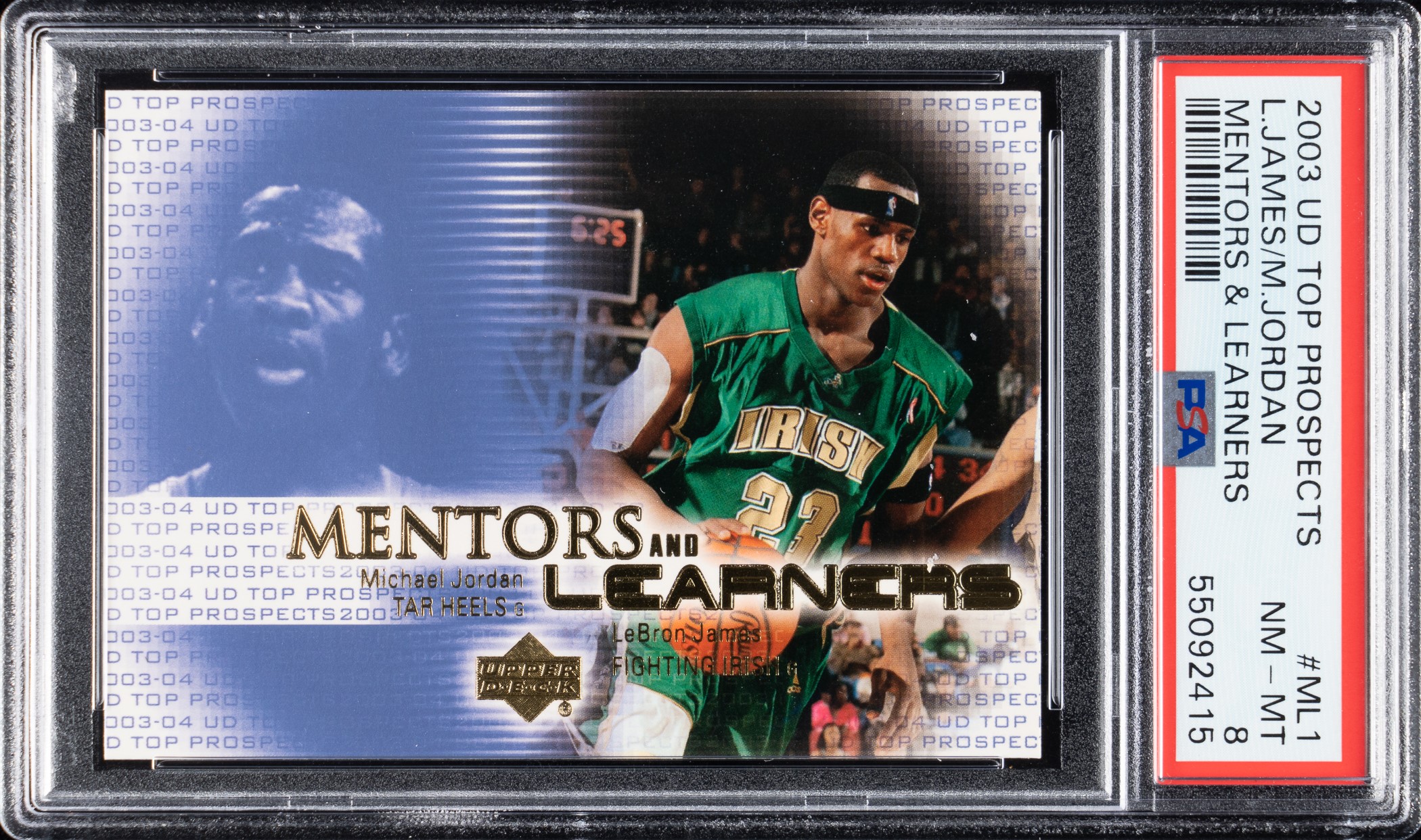 lebron james upper deck top prospects