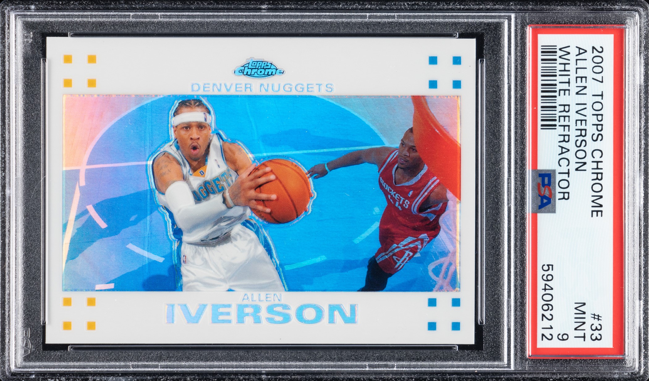 2007-2008 Topps Chrome Basketball #33 Allen Iverson White