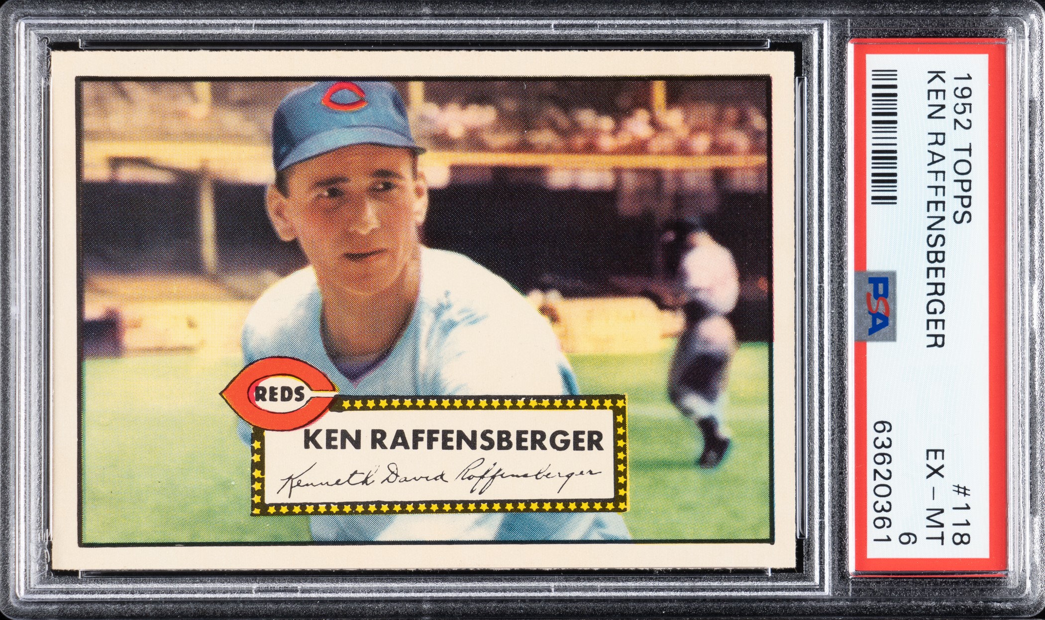 1952 Topps #118 Ken Raffensberger PSA EX-MT 6 | REA Archive