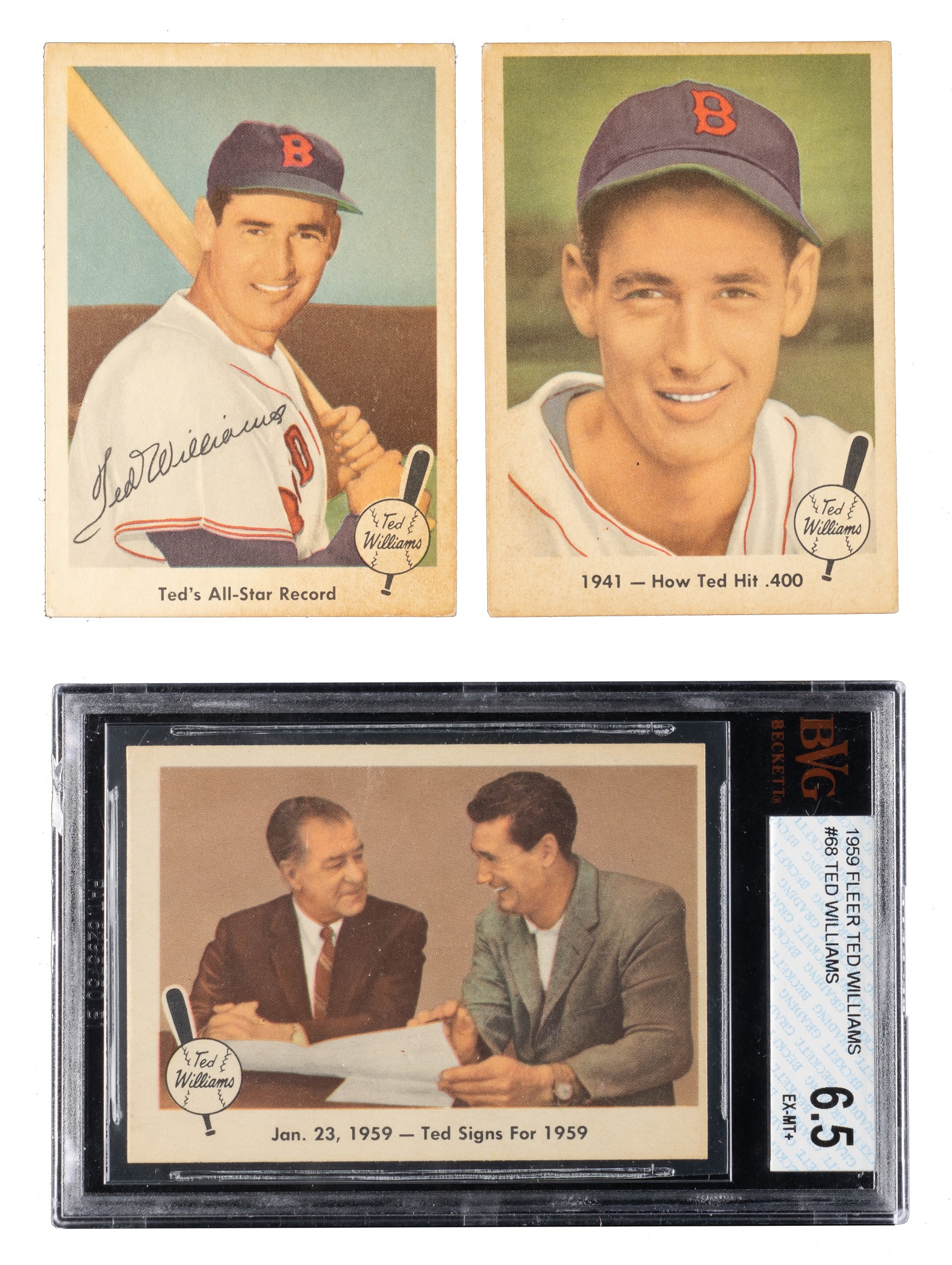1959 Fleer Ted Williams Complete Set (80) | REA Archive
