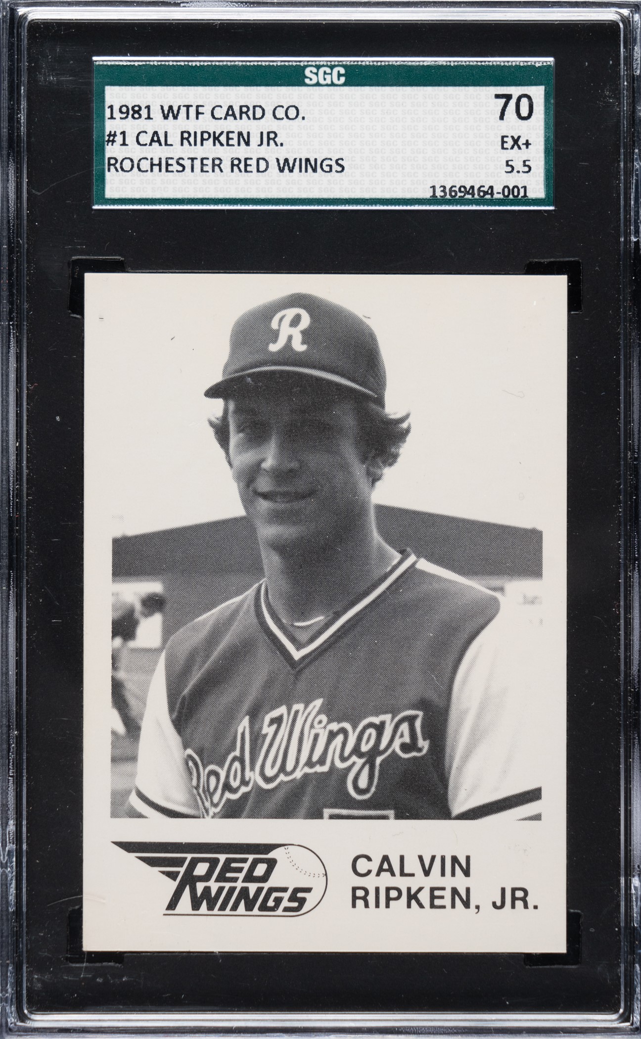 1981 WTF Card Co. Rochester Red Wings Cal Ripken Jr. Minor-League ...
