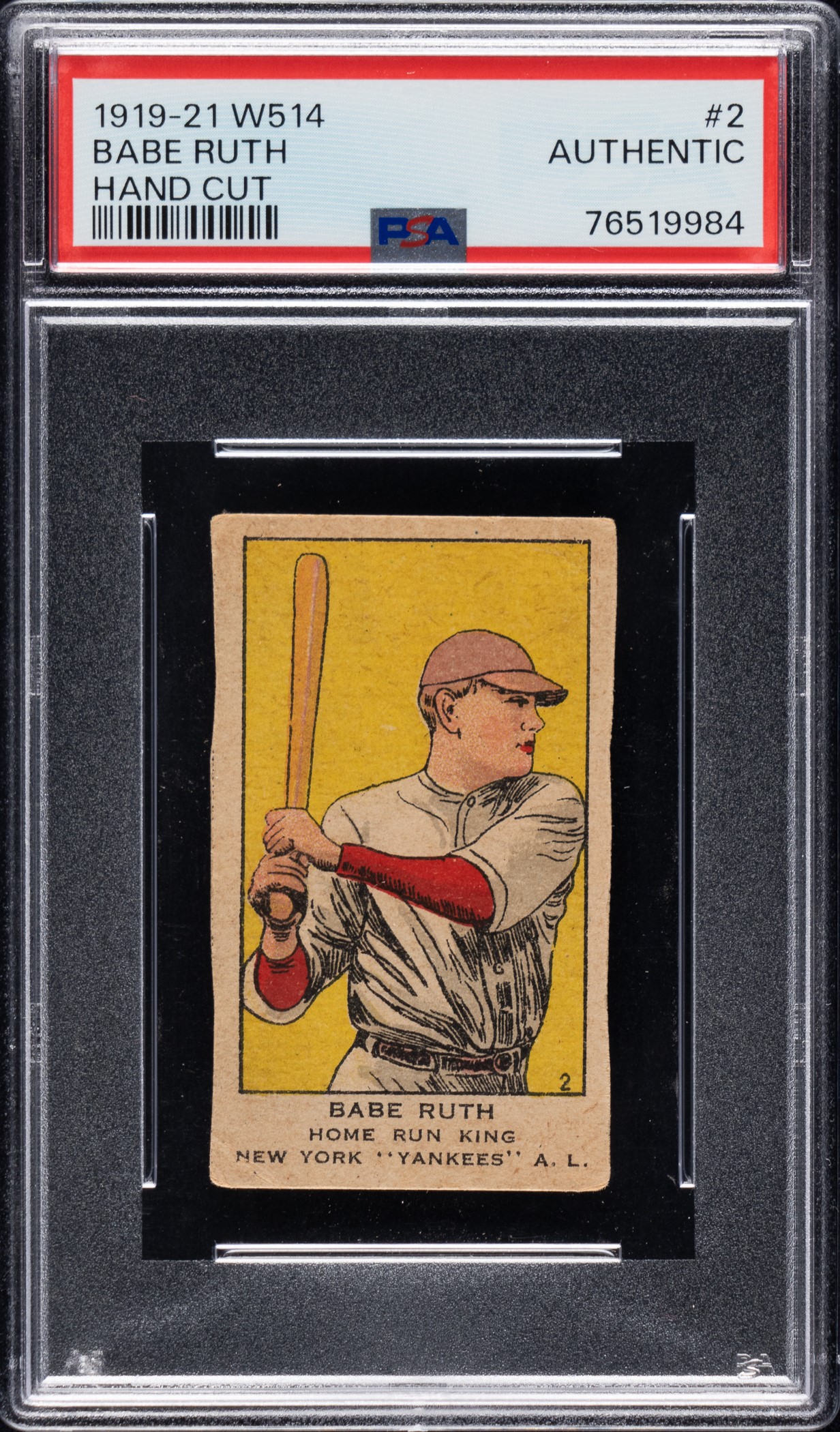 1919-1921 W514 #2 Babe Ruth | REA Archive