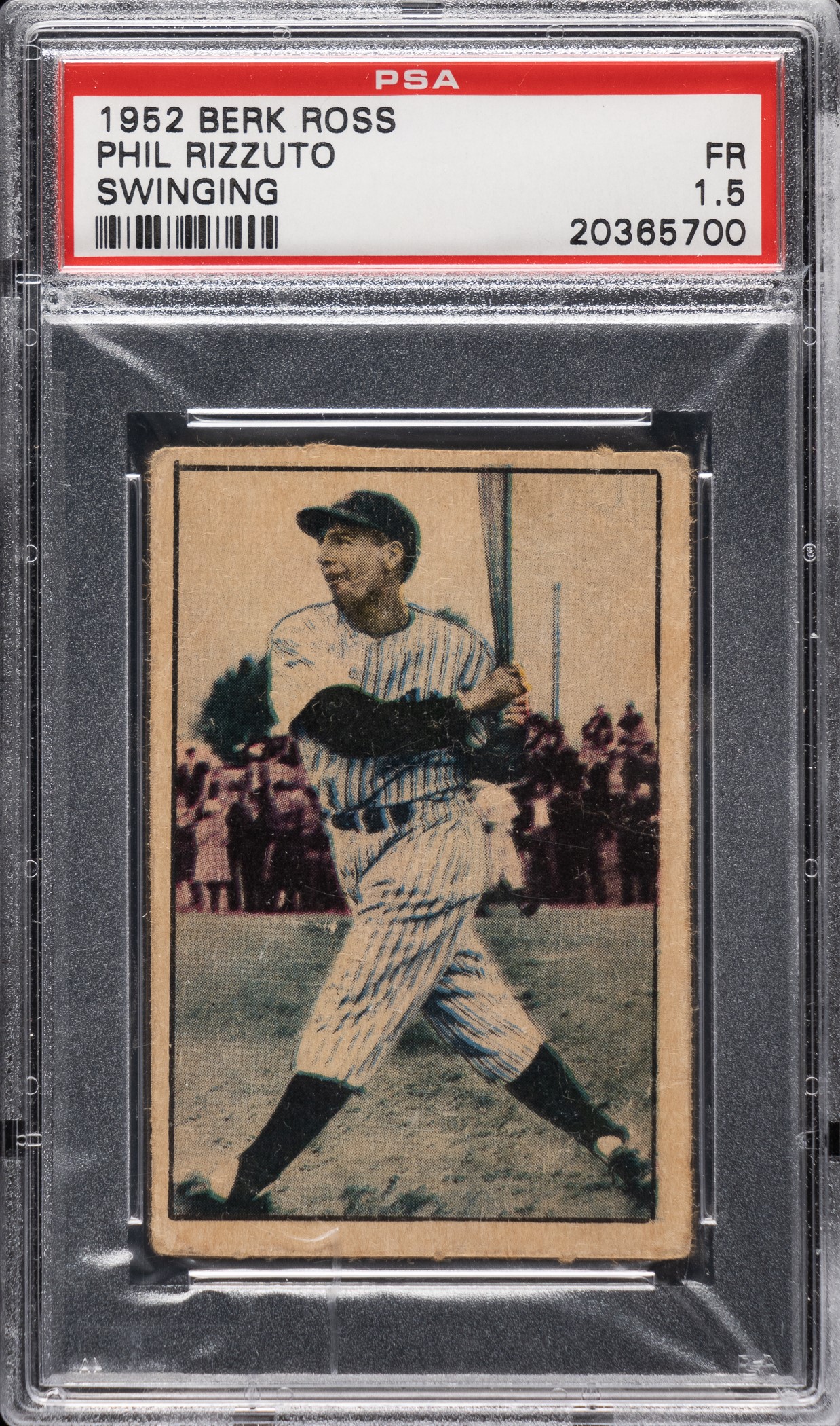 1952 Berk Ross Phil Rizzuto Swinging PSA FAIR 1.5 | REA Archive