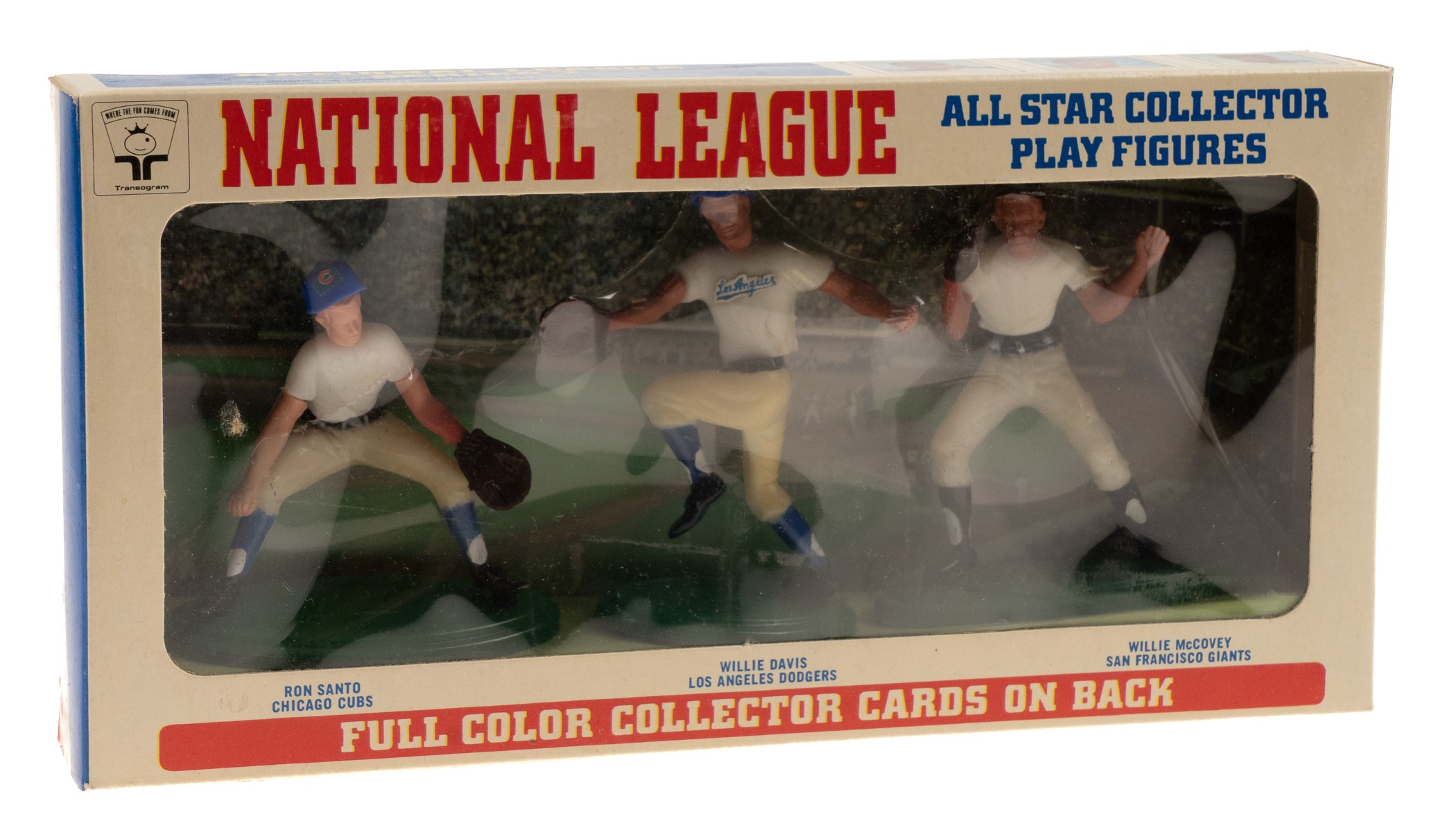 1970 Transogram Complete Box Featuring Ron Santo, Willie Davis, and ...