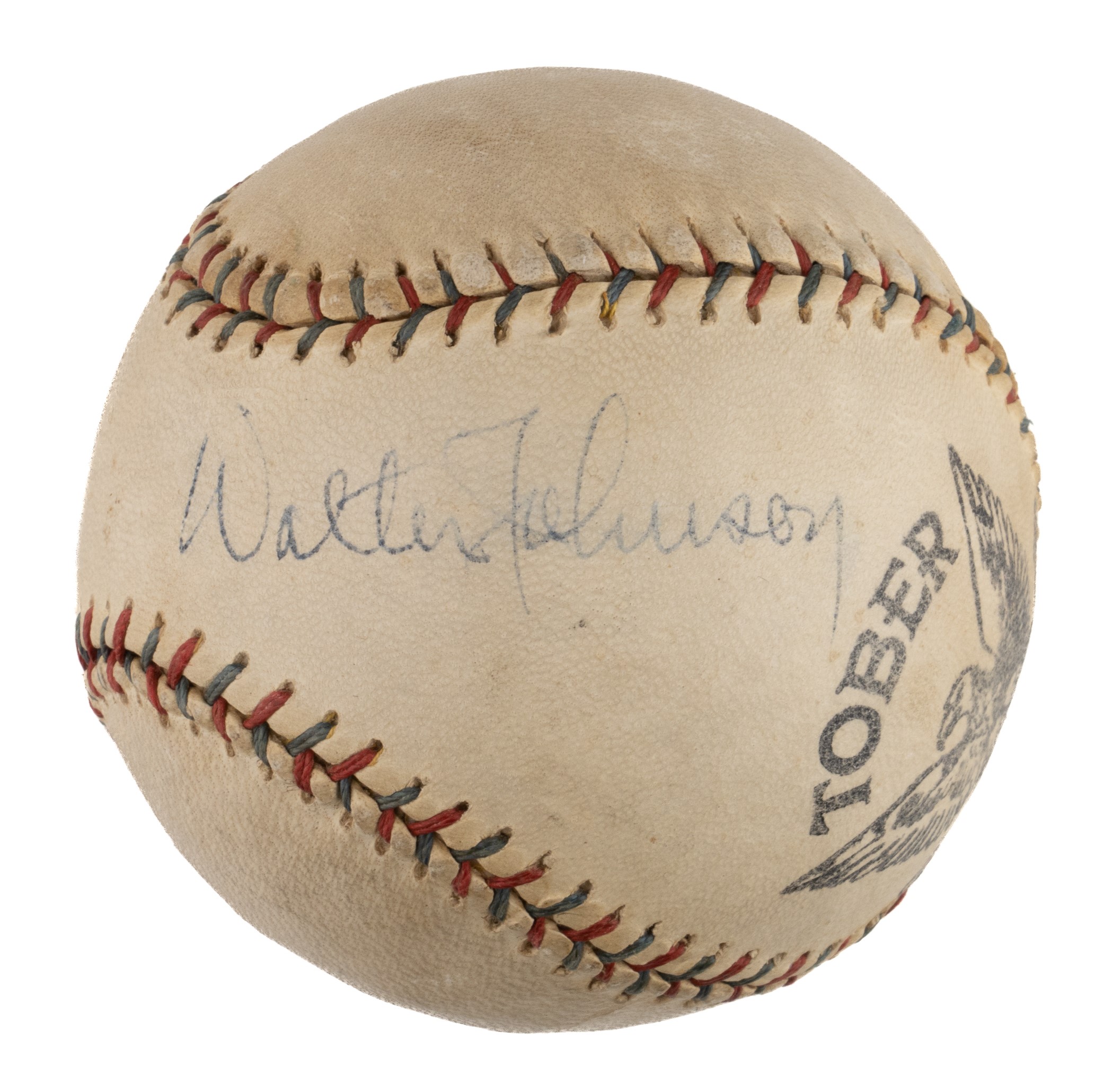 Walter Johnson Single-Signed Baseball - JSA