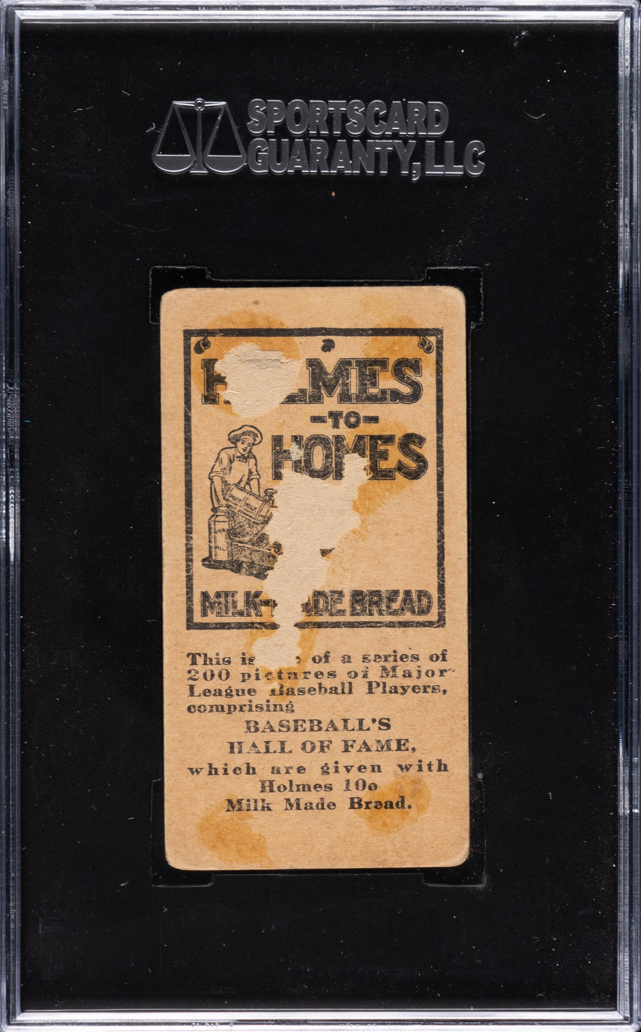 1916 M101-5 Holmes to Homes Bread #114 John McGraw - The ONLY Graded ...