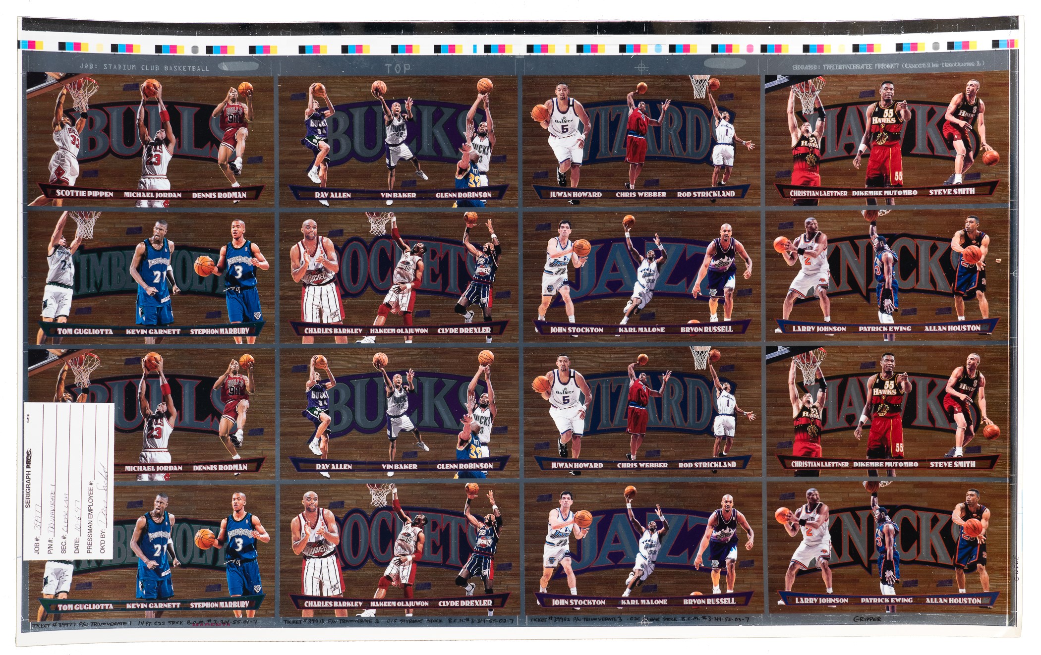 1997-1998 and 1998-1999 Topps Stadium Club Basketball Triumvirate 