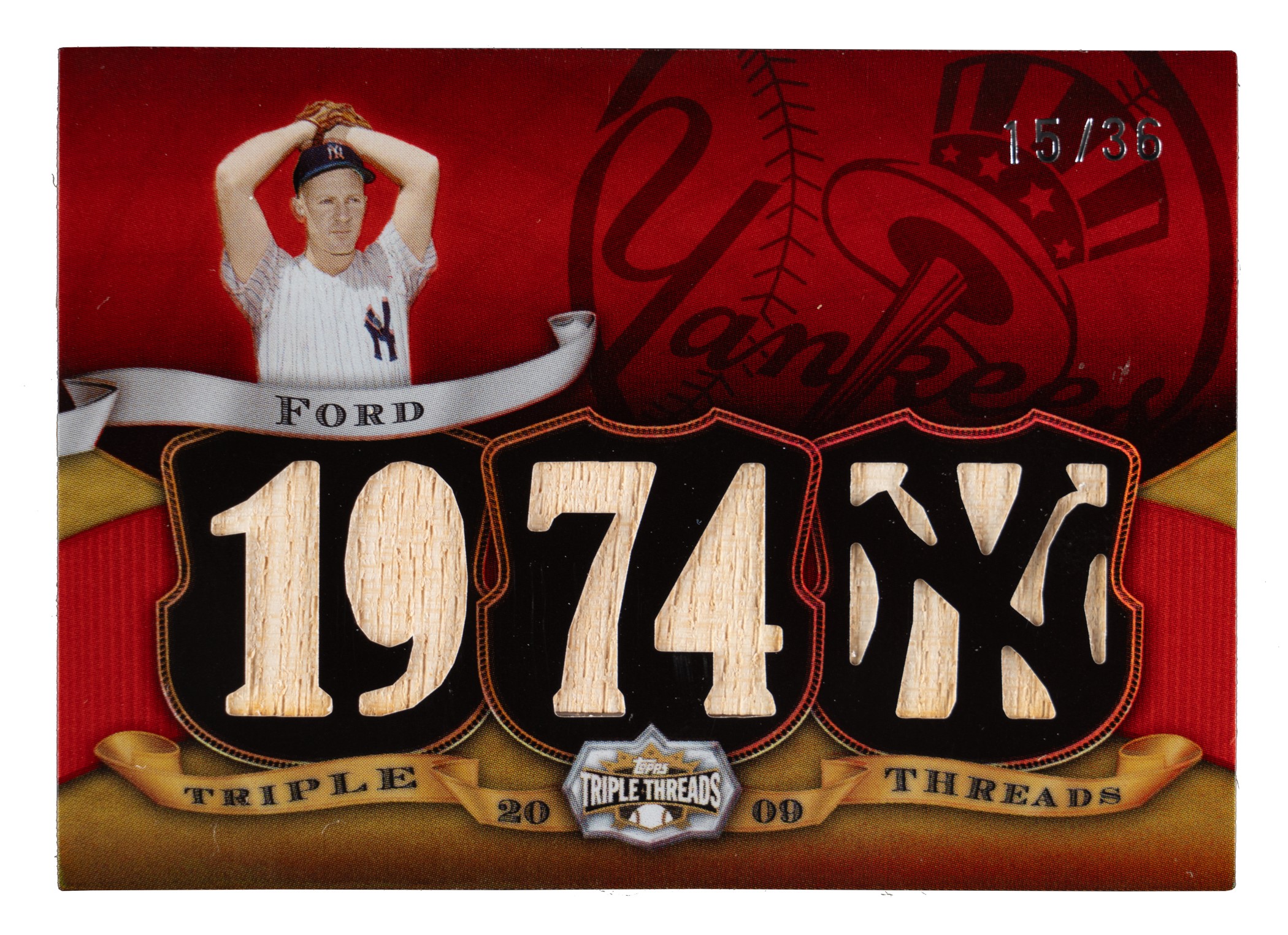 2009 Topps Triple Threads Legend Relics #TTR-79 Whitey Ford #15/36