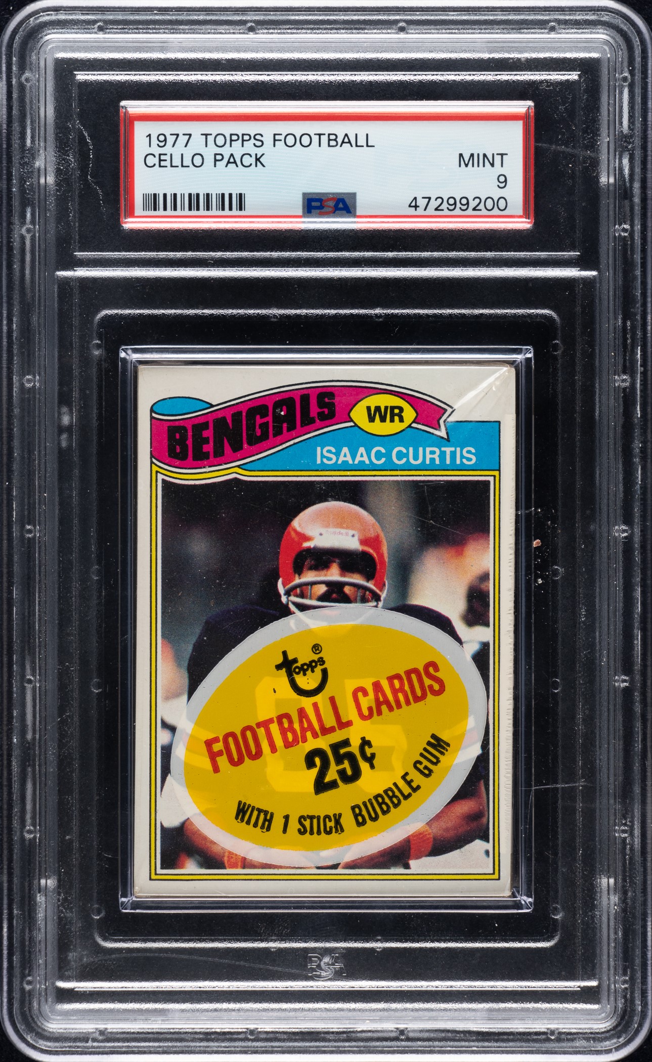 ゲームセンター・ゲームカード PLAY OFF ABSOLUTE MEMORABILIA 1977 Topps Football Unopened Cello Pack PSA MINT 9 | REA Archive