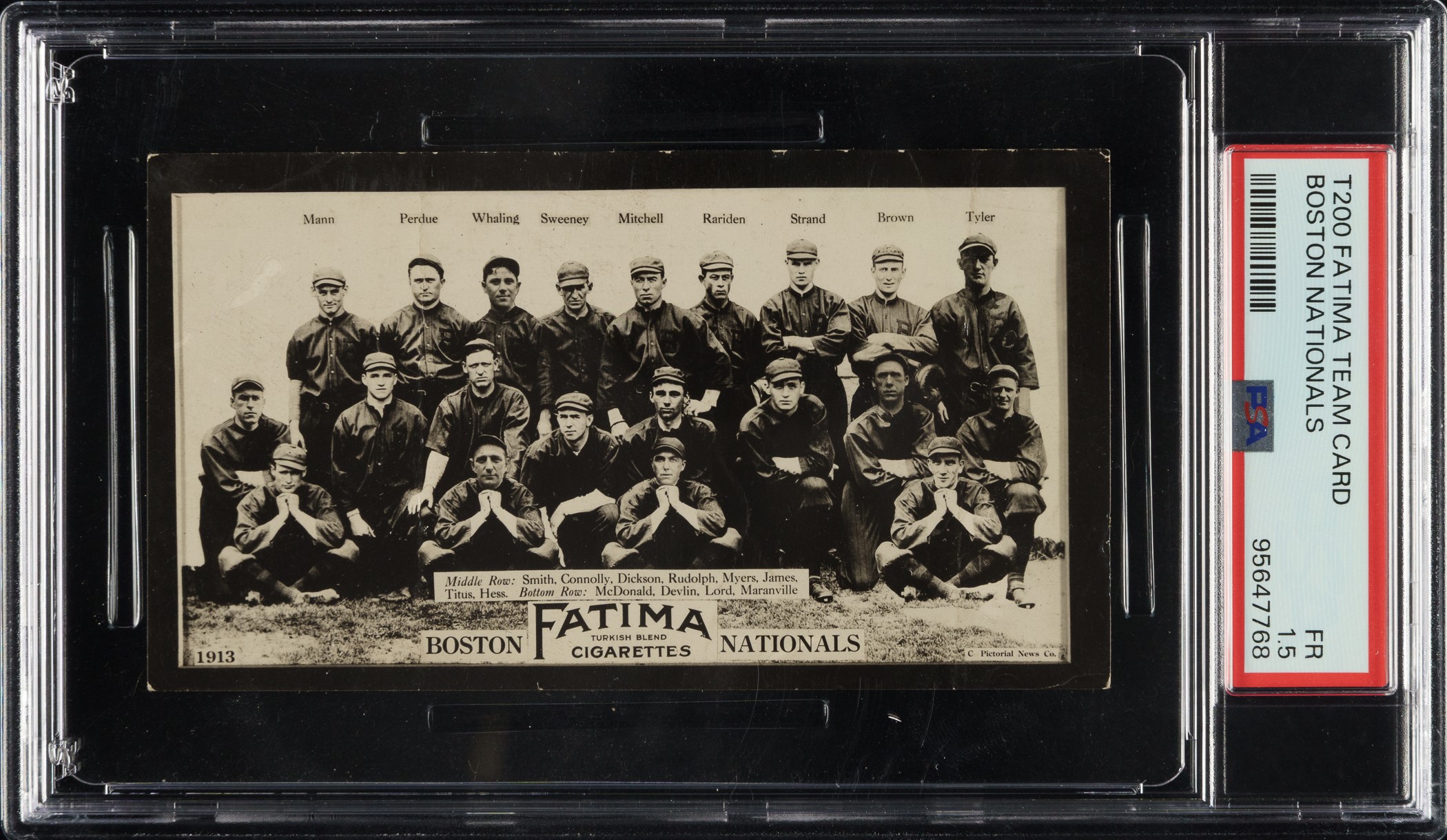 1913-t200-fatima-team-card-boston-nationals-with-rabbit-maranville-psa-fair-15