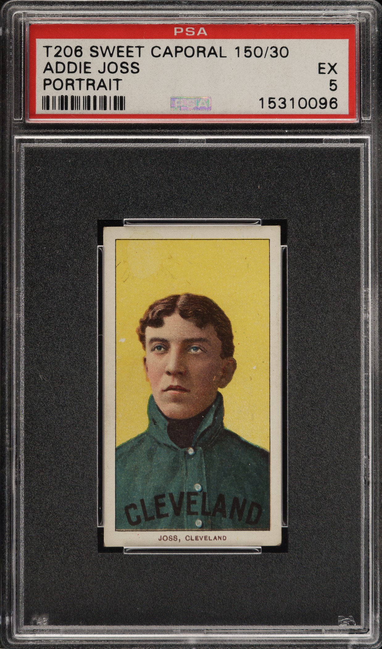 1909-1911-t206-white-border-addie-joss-portrait-psa-ex-5