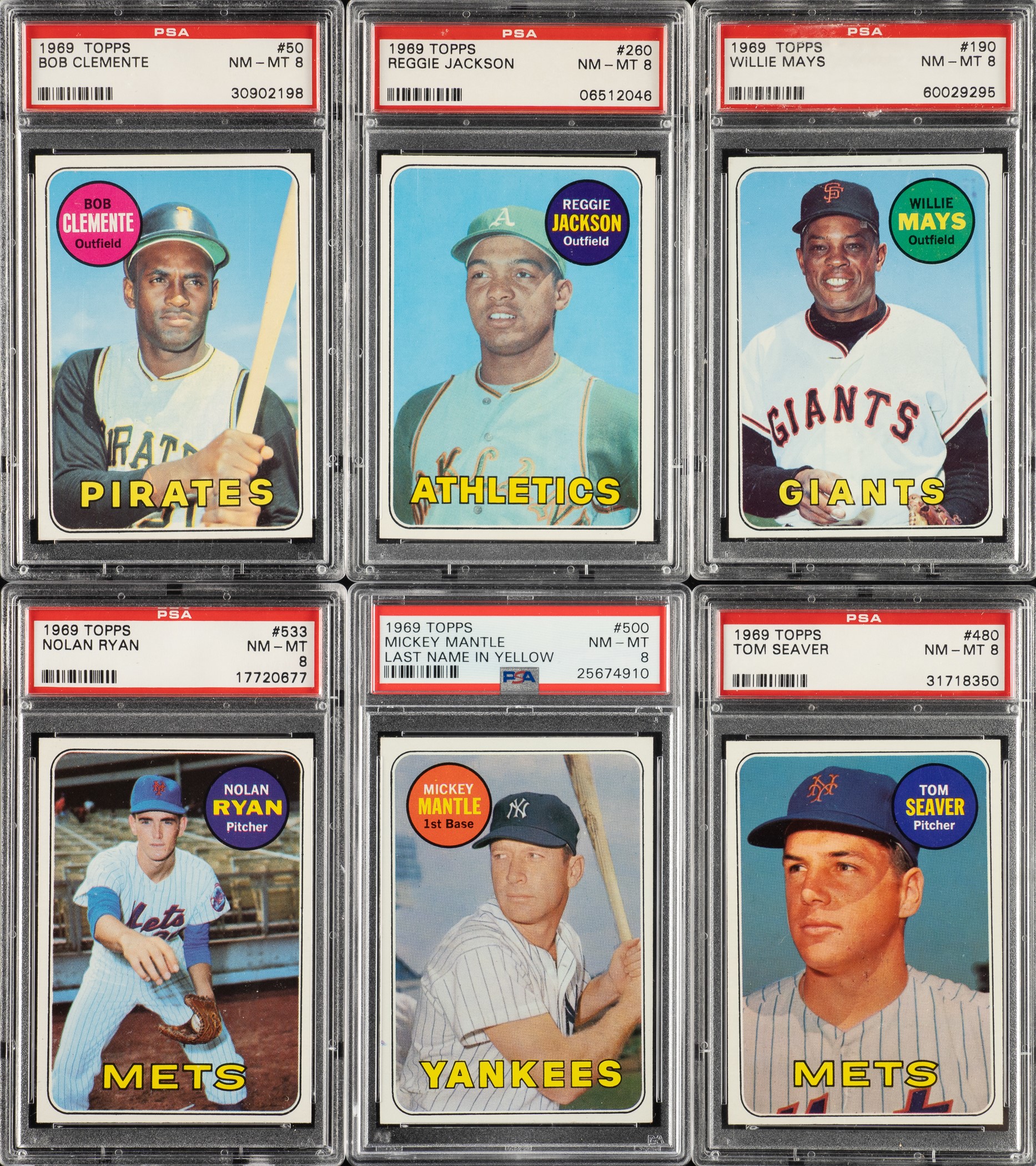 1969 Topps Complete Set (664): #27 PSA Set Registry (8.10 GPA)! | REA ...