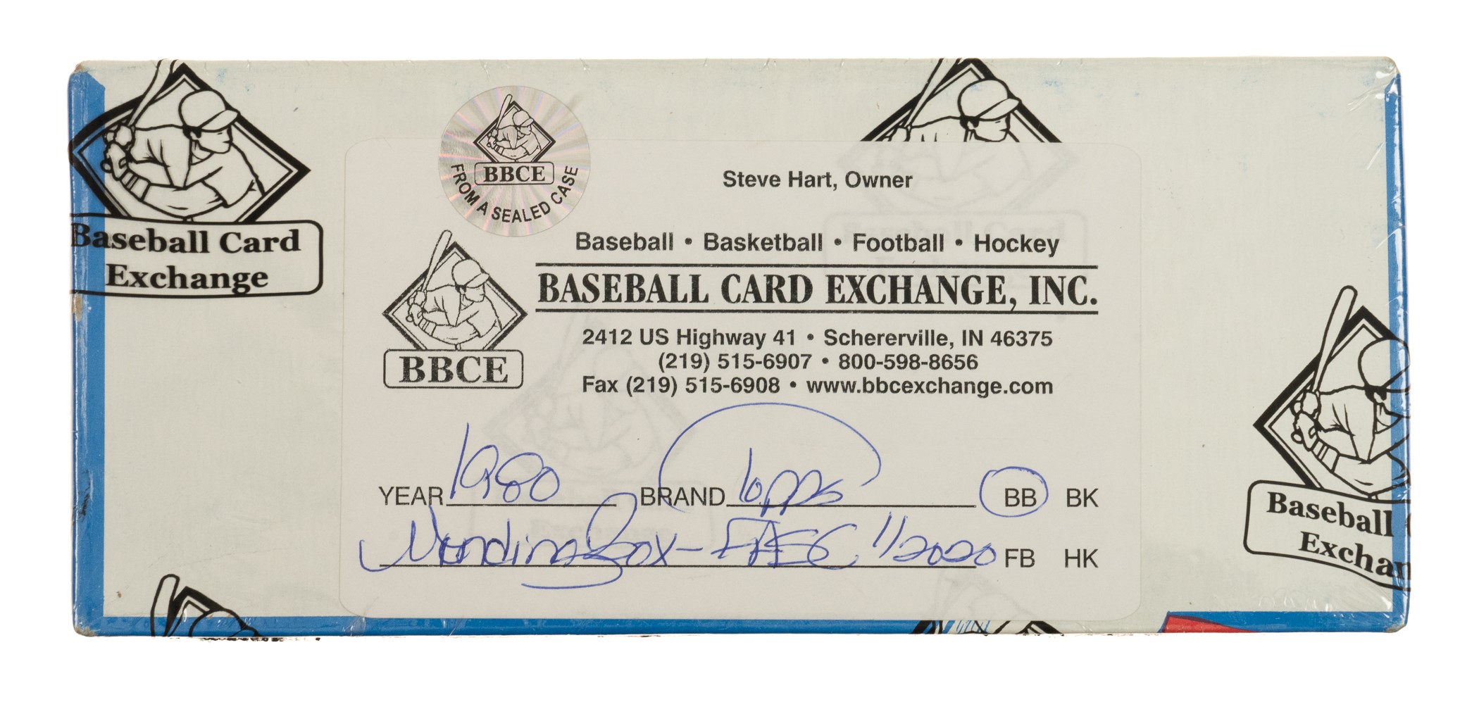 1980 Topps Vending Box - BBCE - From a Sealed Case (FASC) | REA Archive