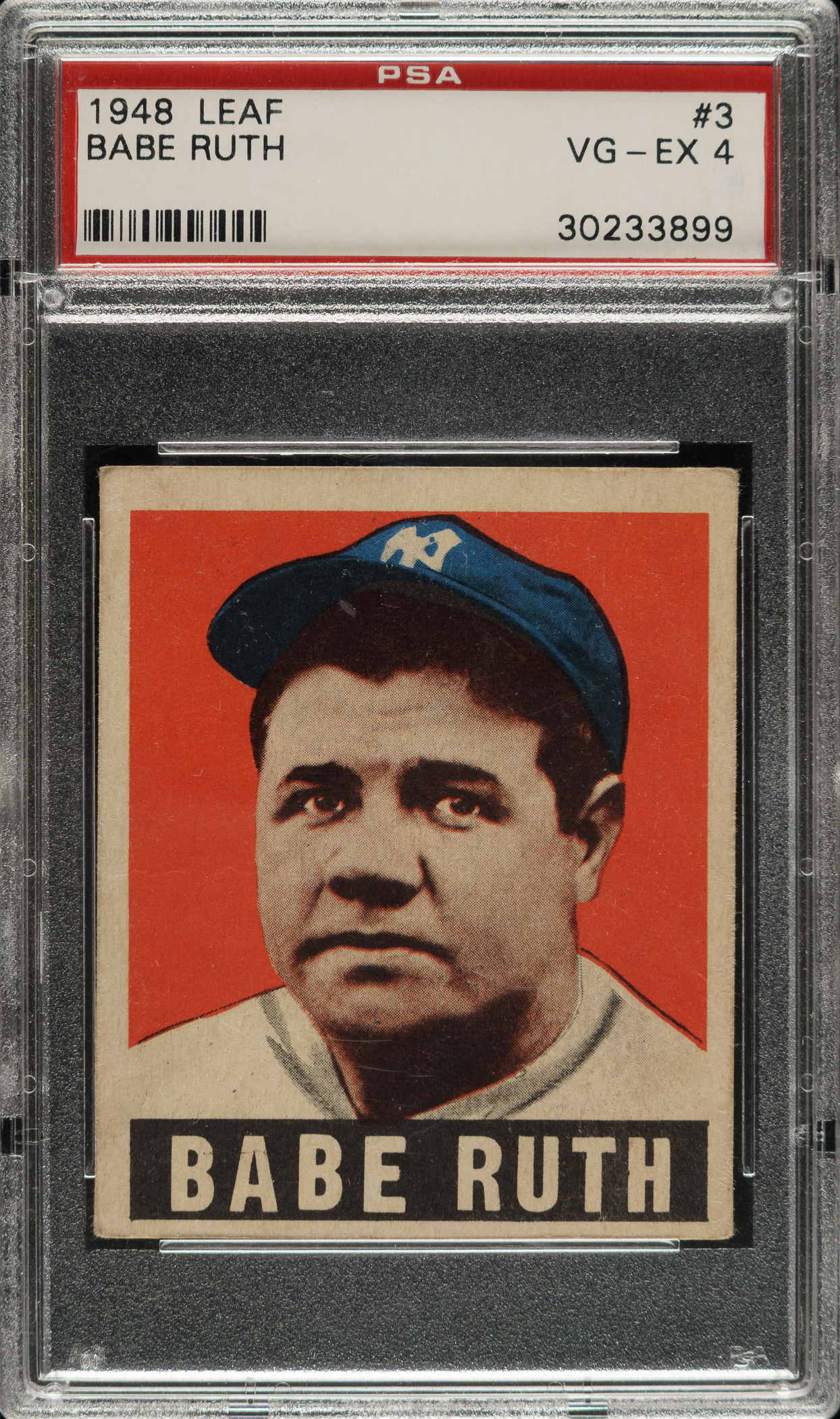 1948-1949 Leaf #3 Babe Ruth PSA VG-EX 4 | REA Archive