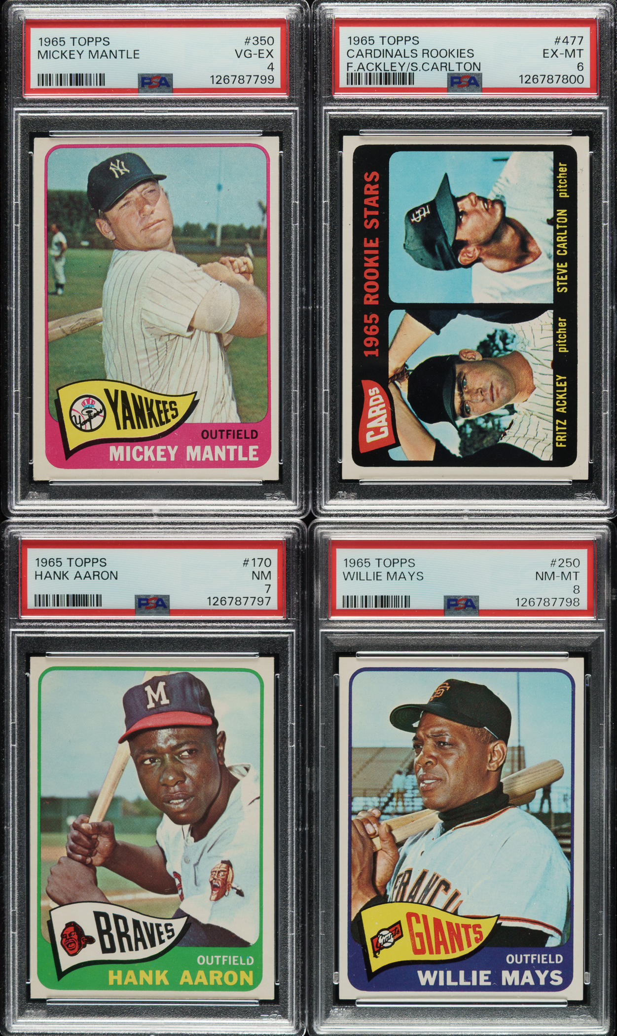 1965 Topps Complete Set (598) Plus Complete Embossed Set (72) | REA Archive