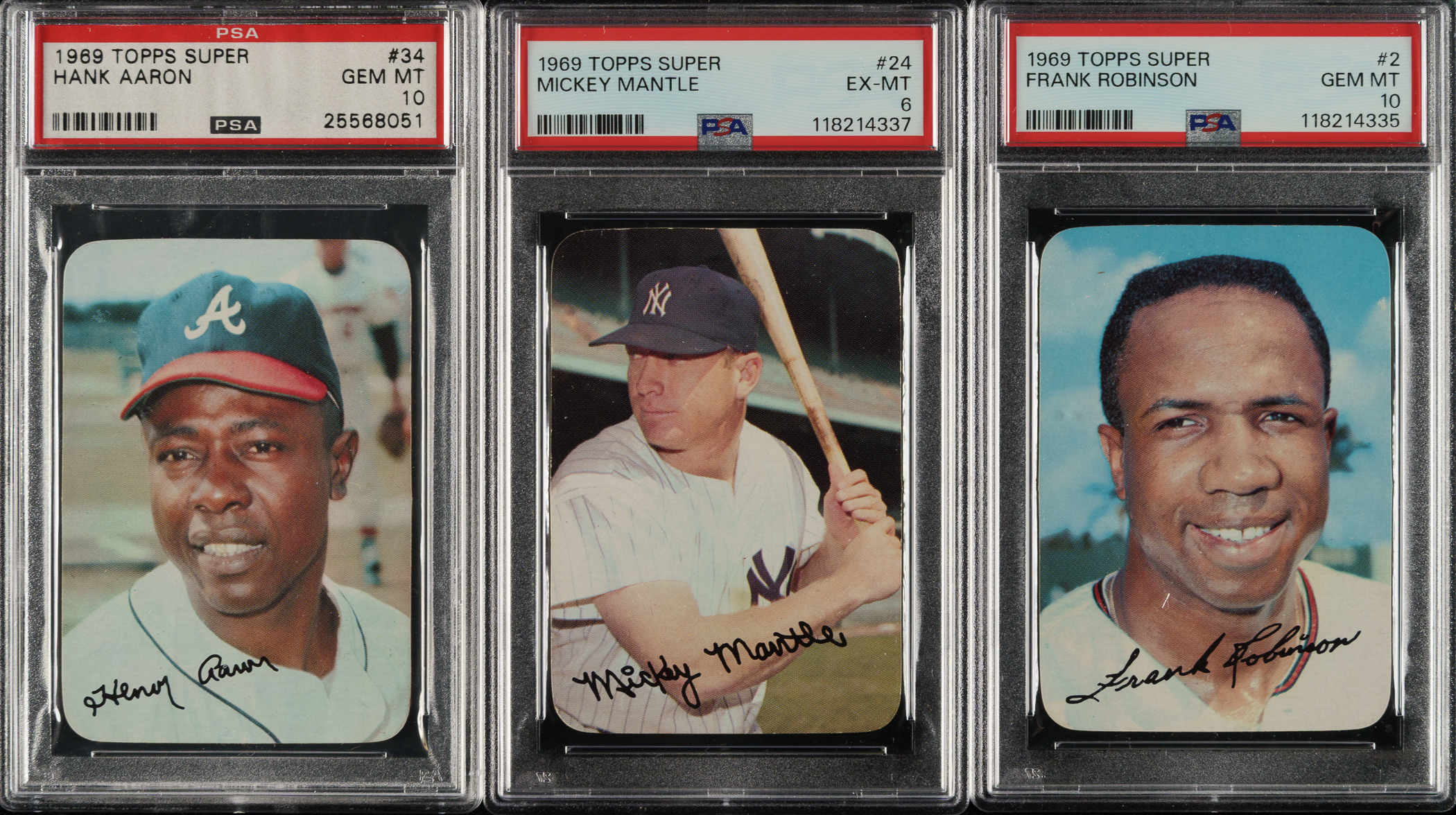 High-Grade 1969 Topps Super Complete Set (66) Including #2 Frank ...