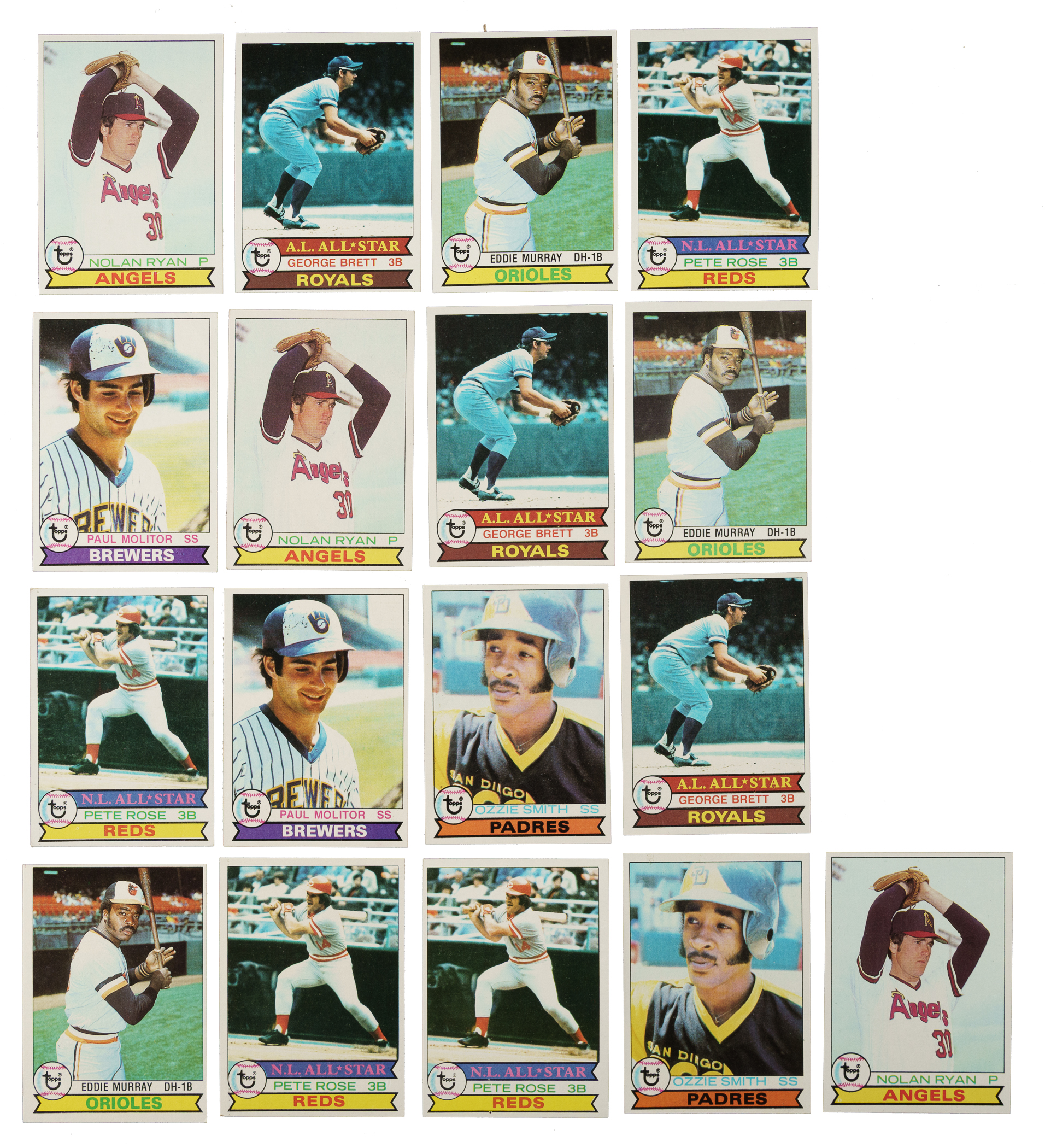 1979 Topps Complete and Near-Complete Set Collection (4 Sets, 2,895 ...
