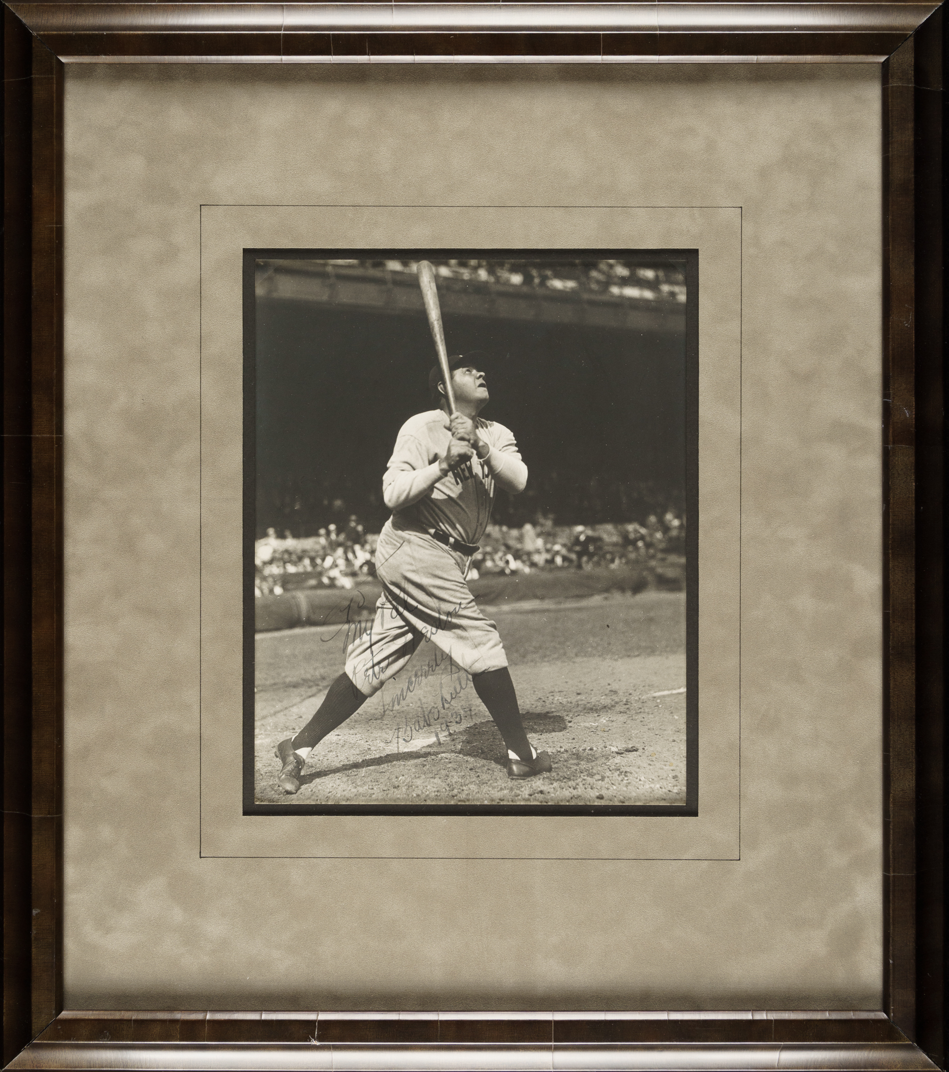 1934 Babe Ruth Signed Photograph - JSA | REA Archive