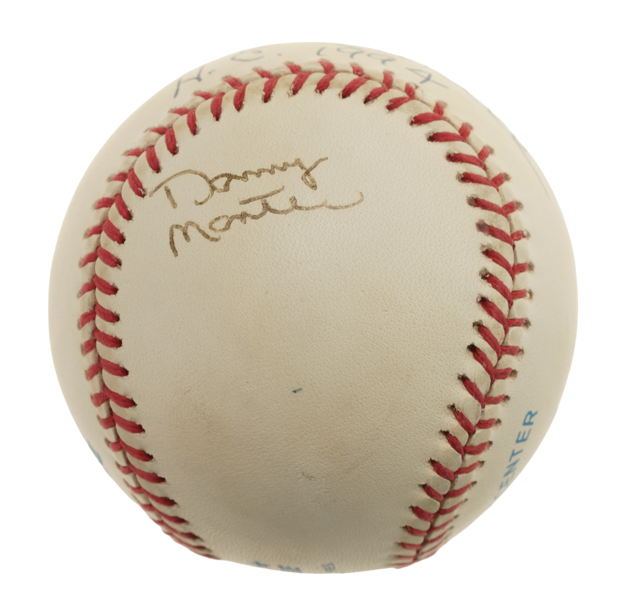 Mickey Mantle and Danny Mantle Dual-Signed Baseball with 