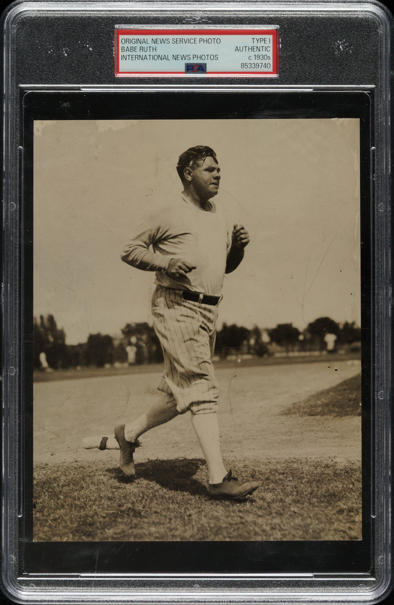 Circa 1930s Babe Ruth Original International News Photograph PSA/DNA ...